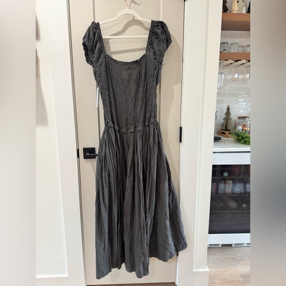 Chic Charcoal Maxi Dress - Picture 3 of 3